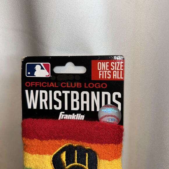 NWT Milwaukee Brewers Pride Theme Wristbands Rainbow Gay39 - Picture 3 of 4